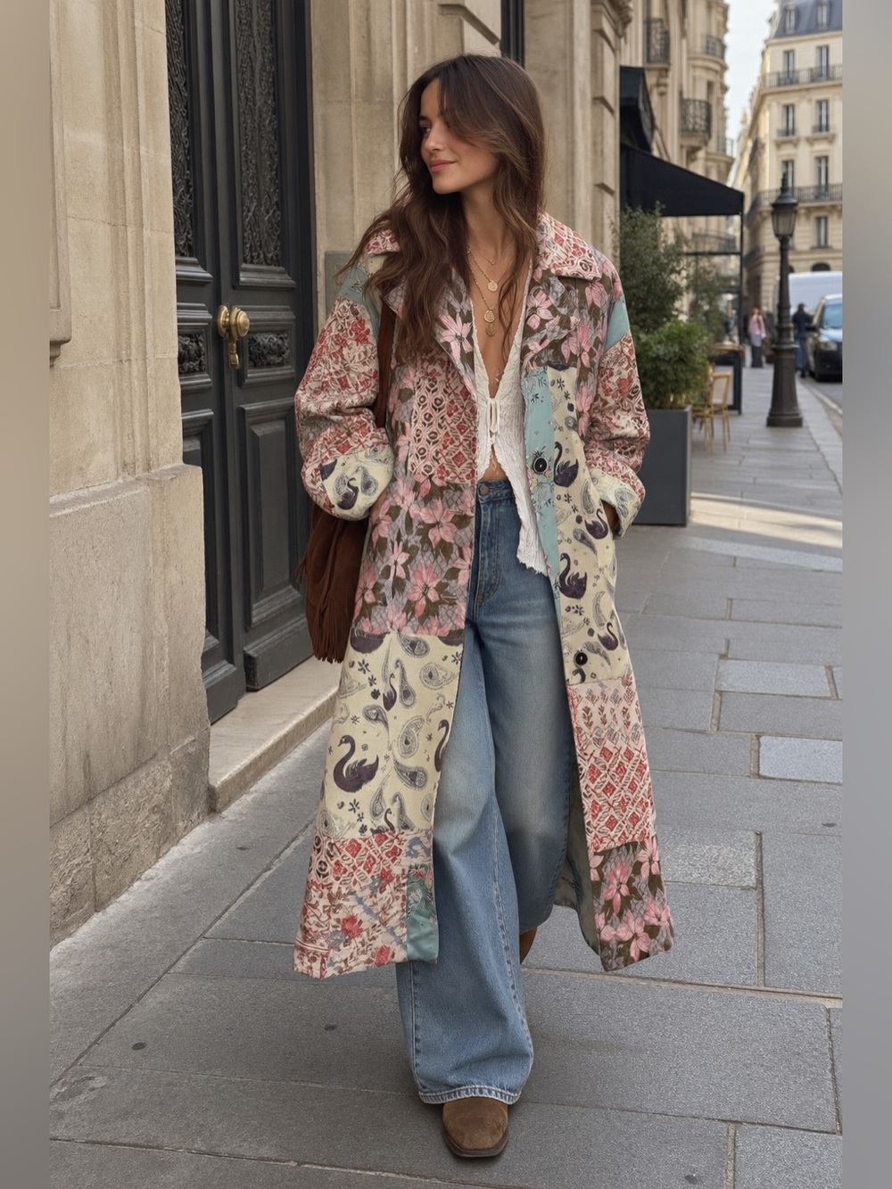 Free people Golden Hour Jacquard Coat